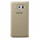 Чехол для Samsung Galaxy S6 S-View Cover (EF-CG920BFE), Gold в Хабаровске