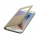 Чехол для Samsung Galaxy S6 S-View Cover (EF-CG920BFE), Gold в Хабаровске