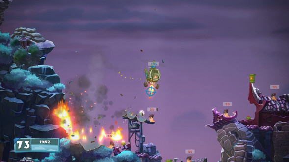 Игра Worms Battlegrounds + Worms W.M.D. Double Pack [PS4, английская версия + русские субтитры] в Хабаровске