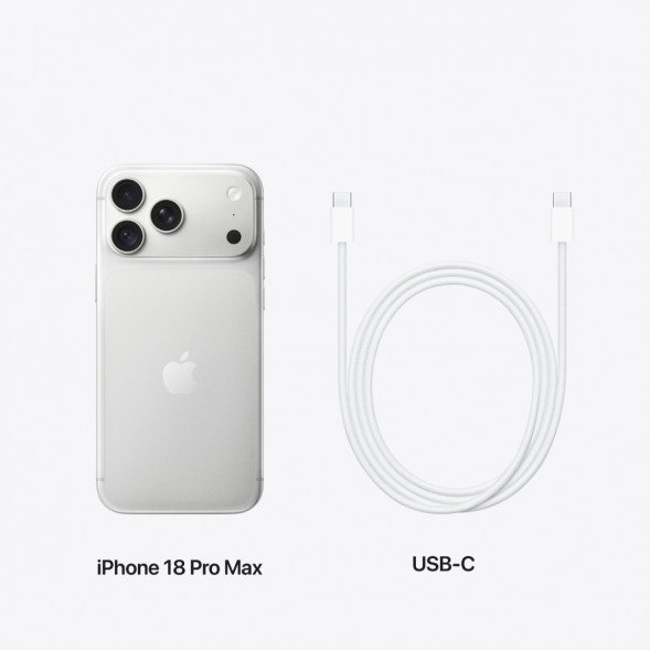 Смартфон Apple iPhone 18 Pro Max 512GB (eSIM), Silver в Хабаровске