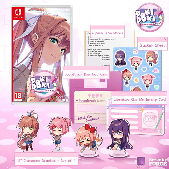 Игра Doki Doki Literature Club Plus! [Nintendo Switch, русские субтитры] в Хабаровске