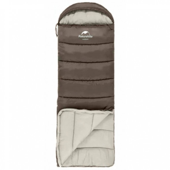 Спальный мешок Naturehike U250 (Правый), коричневый в Хабаровске