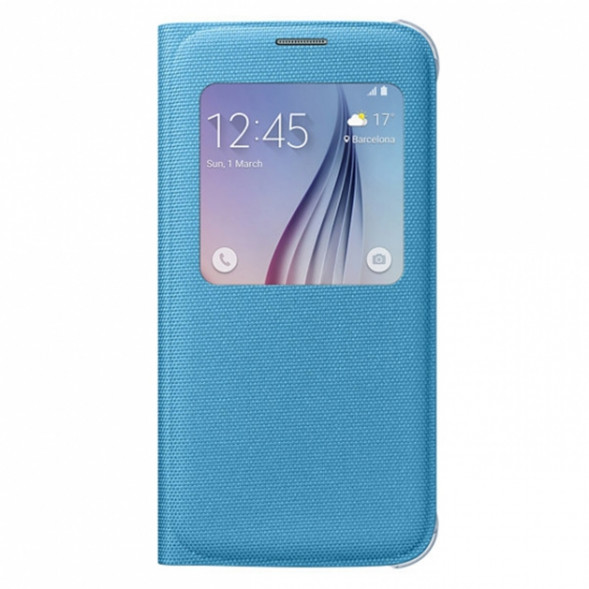 Чехол для Samsung Galaxy S6 S-View Cover (EF-CG920BLE), Blue в Хабаровске