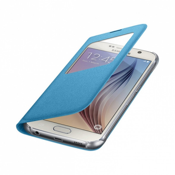 Чехол для Samsung Galaxy S6 S-View Cover (EF-CG920BLE), Blue в Хабаровске