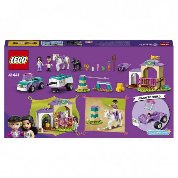 Конструктор LEGO Friends 41441 Тренировка лошади и прицеп для перевозки в Хабаровске