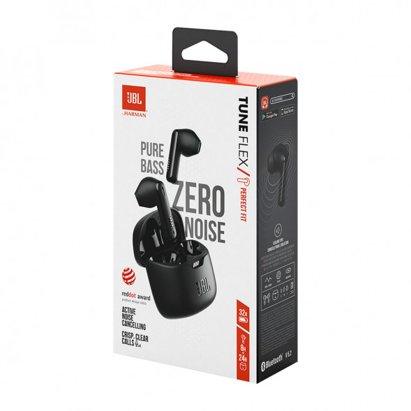 Беспроводные наушники JBL Tune FLEX, Black в Хабаровске