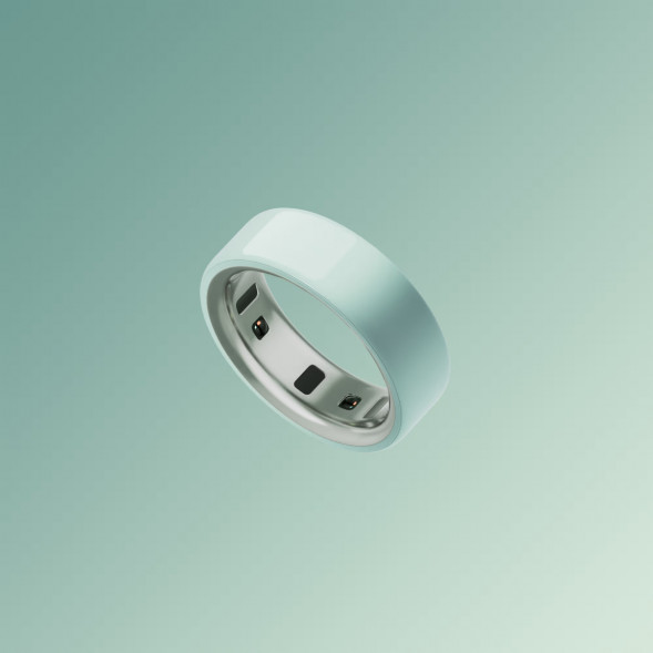 Умное кольцо Oura Ring 4 Ceramic (размер 5), Морской прилив/Tide в Хабаровске