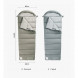Спальный мешок Naturehike M300 (Левый), серый в Хабаровске