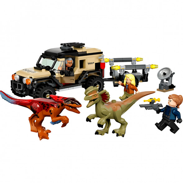 Конструктор LEGO Jurassic World 76951 Перевозка пирораптора и дилофозавра в Хабаровске