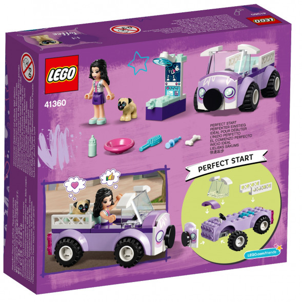 Конструктор LEGO Friends 41360 Передвижная ветклиника Эммы в Хабаровске