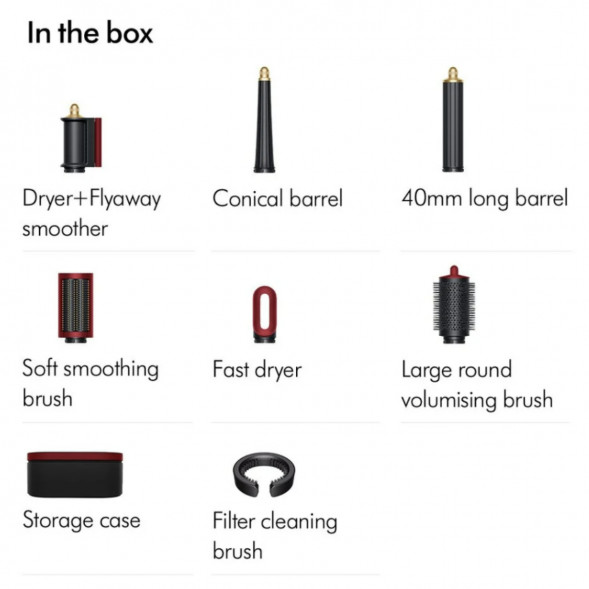 Cтайлер Dyson Airwrap Complete Long HS08 (594804-01), Red Velvet/Gold в Хабаровске