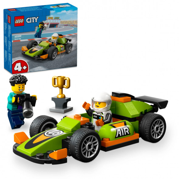 Конструктор LEGO City 60399 Зеленый Гоночный автомобиль в Хабаровске