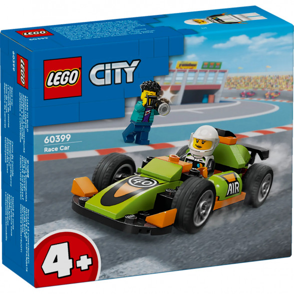 Конструктор LEGO City 60399 Зеленый Гоночный автомобиль в Хабаровске