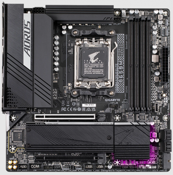 Материнская плата GIGABYTE B650M AORUS ELITE mATX в Хабаровске