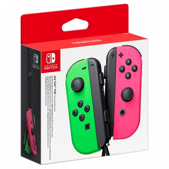 Геймпад Nintendo Switch Joy-Con controllers Duo, зеленый/розовый в Хабаровске