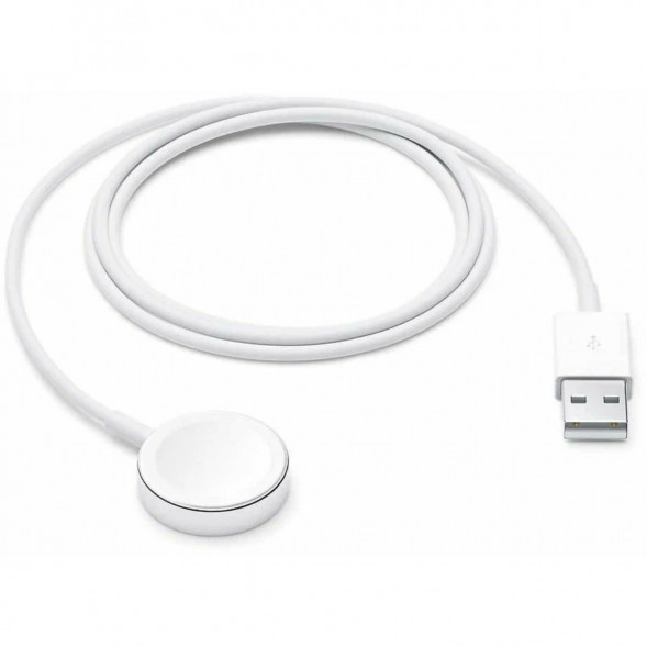 Кабель Apple USB с магнитным креплением для зарядки Apple Watch, 1 м, белый (MX2E2) в Хабаровске