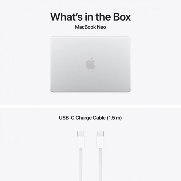 Ноутбук Apple MacBook Neo MHFC4 (A18 Pro 5-Core GPU, 8/512GB), Серебристый/Silver в Хабаровске