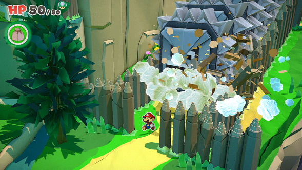 Игра Paper Mario: The Origami King [Nintendo Switch, английская версия] в Хабаровске