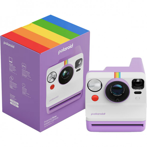 Фотоаппарат моментальной печати Polaroid Now Generation 3, фиолетовый в Хабаровске