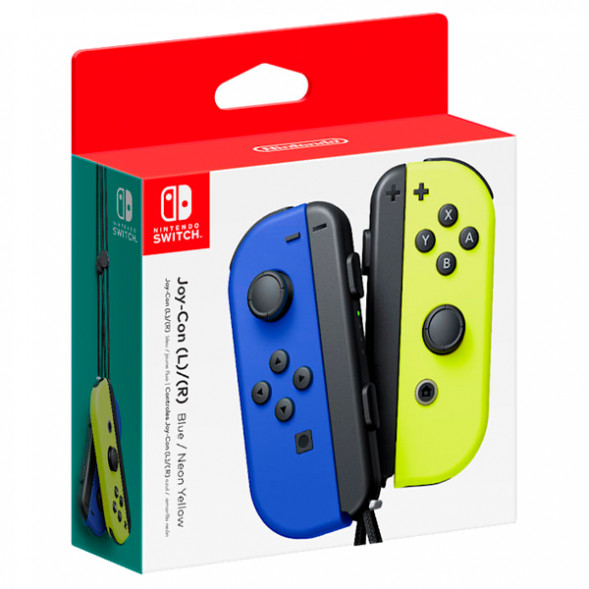 Геймпад Nintendo Switch Joy-Con controllers Duo, синий/желтый в Хабаровске