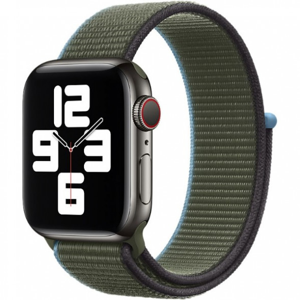 Ремешок для Apple Watch 44mm Inverness Green Sport Loop (MYA72ZM/A), зелёные холмы в Хабаровске