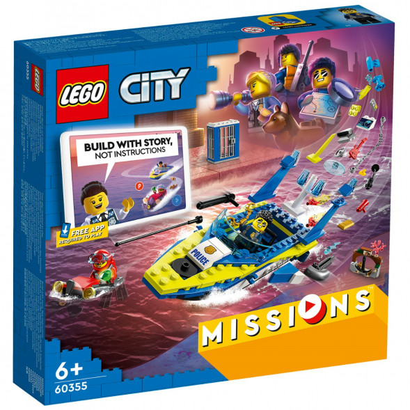 Конструктор LEGO City 60355 Детективные миссии водной полиции в Хабаровске
