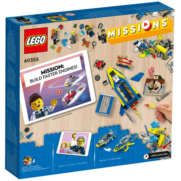 Конструктор LEGO City 60355 Детективные миссии водной полиции в Хабаровске