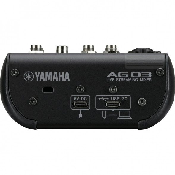 Микшер для стриминга Yamaha AG03MK2 LSPK Live Stream Black с аксессуарами в Хабаровске
