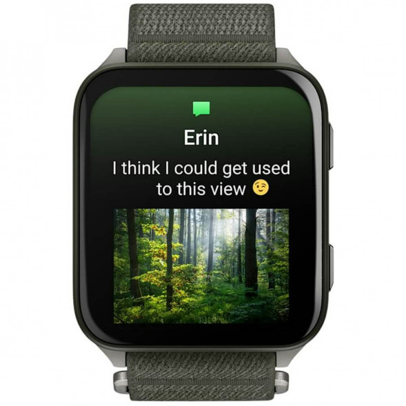 Умные часы Garmin Venu X1 Green с нейлоновым ремешком Moss ComfortFit 010-02980-03 в Хабаровске