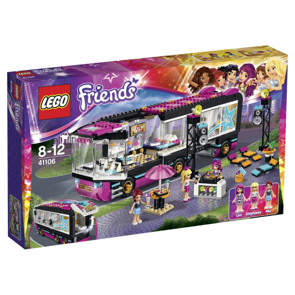 Конструктор LEGO Friends 41106 Поп звезда: гастроли в Хабаровске