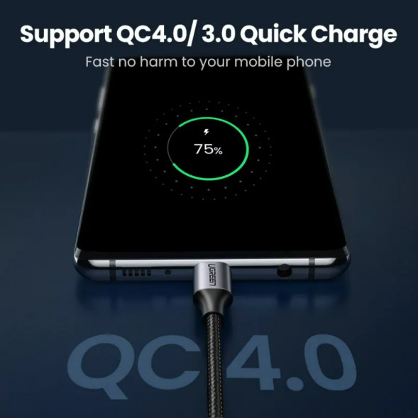 Кабель USB Type-C/Type-C Ugreen 60W, 1 м в Хабаровске