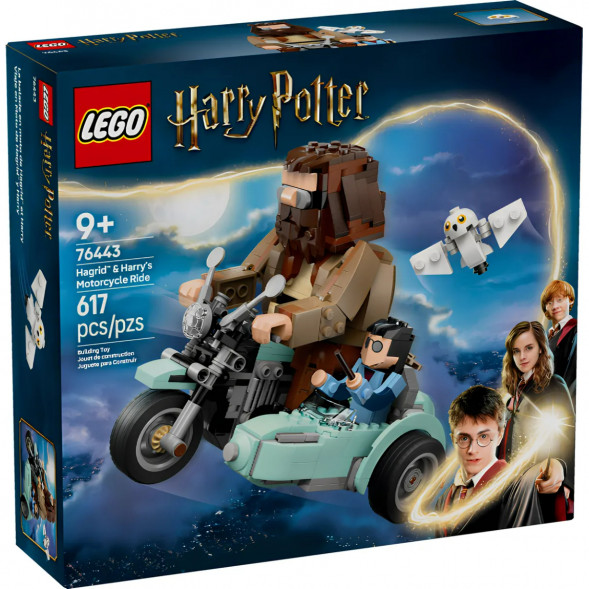 Конструктор LEGO Harry Potter 76443 Поездка Хагрида и Гарри на мотоцикле в Хабаровске