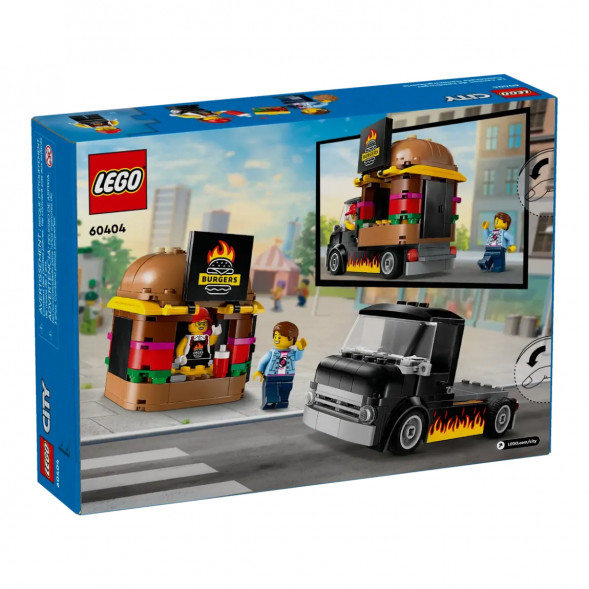 Конструктор LEGO City 60404 Бургерная на колесах в Хабаровске