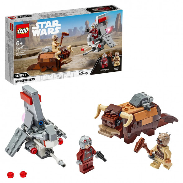 Конструктор LEGO Star Wars 75265 Микрофайтеры Скайхоппер T-16 против Банты в Хабаровске