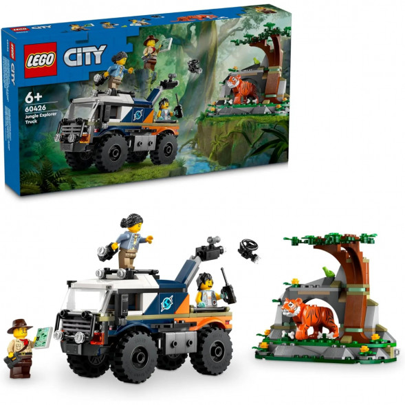 Конструктор LEGO City 60426 Внедорожный грузовик Исследователь джунглей в Хабаровске