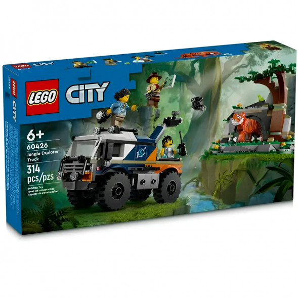 Конструктор LEGO City 60426 Внедорожный грузовик Исследователь джунглей в Хабаровске