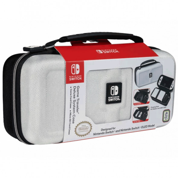 Чехол BIG BEN Deluxe для Nintendo Switch/OLED/Lite, белый в Хабаровске