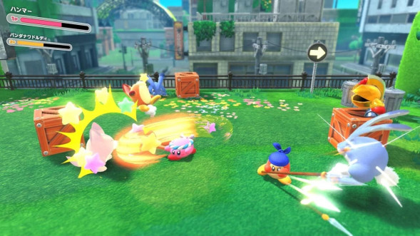 Игра Kirby and the Forgotten Land + Star-Crossed World [Nintendo Switch 2, английская версия] в Хабаровске