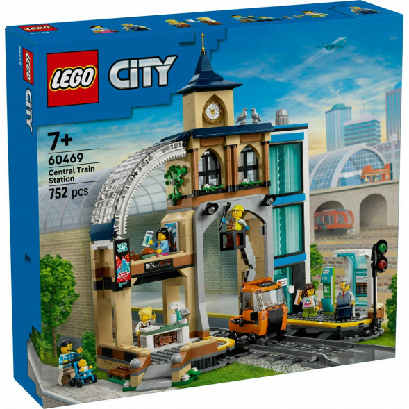 Конструктор LEGO City 60469 Центральный железнодорожный вокзал в Хабаровске