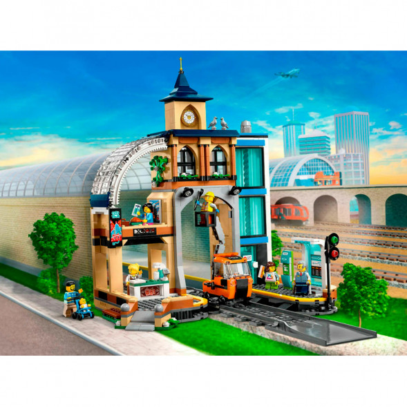 Конструктор LEGO City 60469 Центральный железнодорожный вокзал в Хабаровске