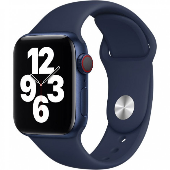 Ремешок для Apple Watch 44mm Deep Navy Sport Band (MYAX2ZM/A), тёмный ультрамарин в Хабаровске