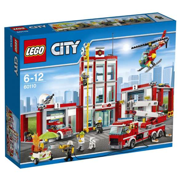 Конструктор LEGO City 60110 Пожарная часть в Хабаровске