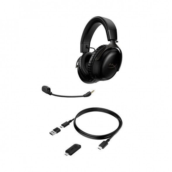 Наушники HyperX Cloud III Wireless, Black в Хабаровске
