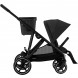 Детская коляска Cybex Gazelle S BLK Moon Black с корзиной и дождевиком в Хабаровске