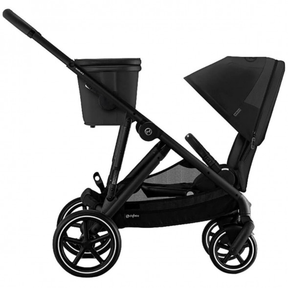 Детская коляска Cybex Gazelle S BLK Moon Black с корзиной и дождевиком в Хабаровске