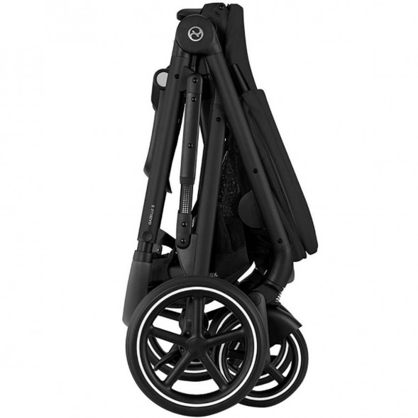 Детская коляска Cybex Gazelle S BLK Moon Black с корзиной и дождевиком в Хабаровске