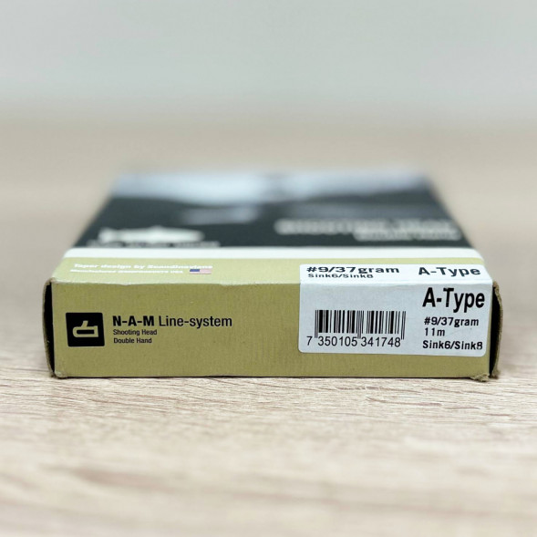 Рыболовная леска N-A-M Line System Shooting Head #9/37gram Sink6-Sink8 A-Type в Хабаровске