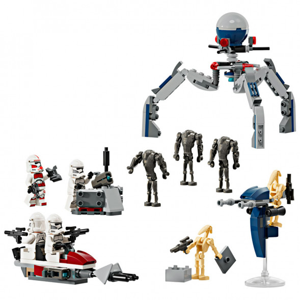 Конструктор LEGO Star Wars 75372 Боевой набор солдат-клонов и боевых дроидов в Хабаровске