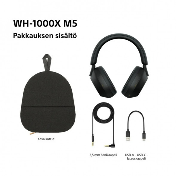 Беспроводные наушники Sony WH-1000XM5, черный в Хабаровске