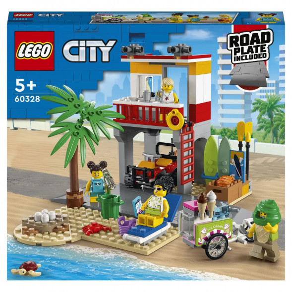Конструктор LEGO City 60328 Пост спасателей на пляже в Хабаровске